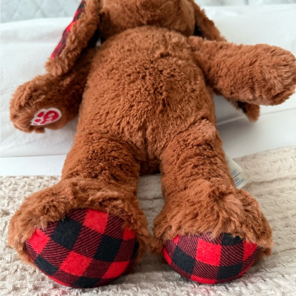 Build A Bear Buffalo Check Pawlette Bunny Holiday Plush - Picture 8 of 13